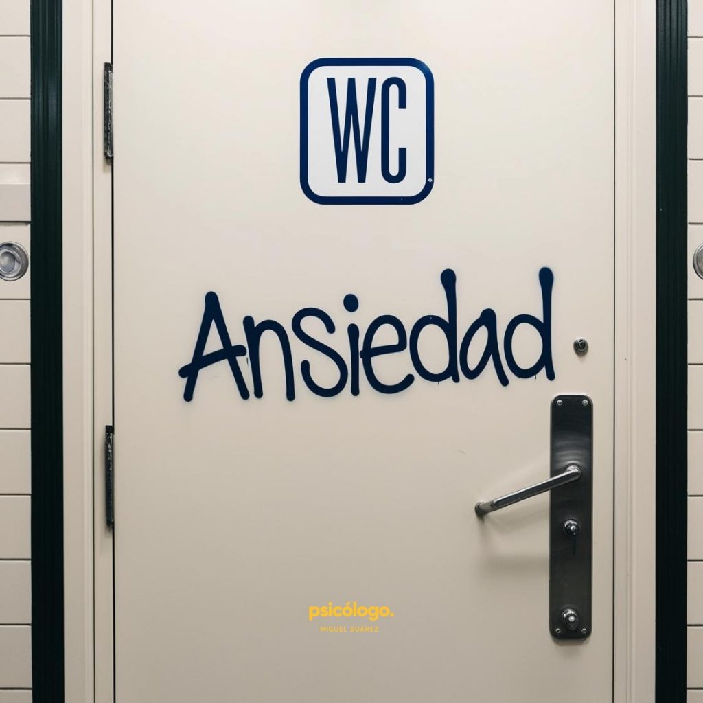 Las ganas constantes de orinar podrían tener que ver con la ansiedad.